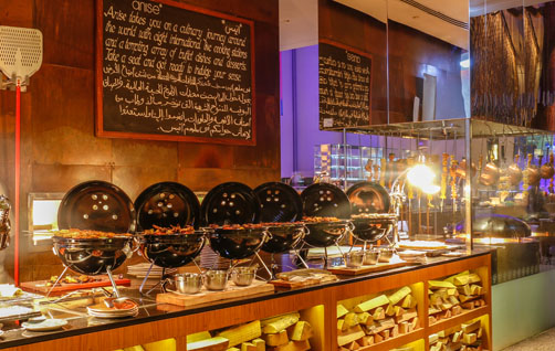 Enjoy the largest selection of meat and grills in Dubai.