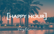 Happy hour, skyline dubai, cocktails, lounge, snacks, friends