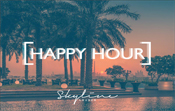 Happy hour, skyline dubai, cocktails, lounge, snacks, friends